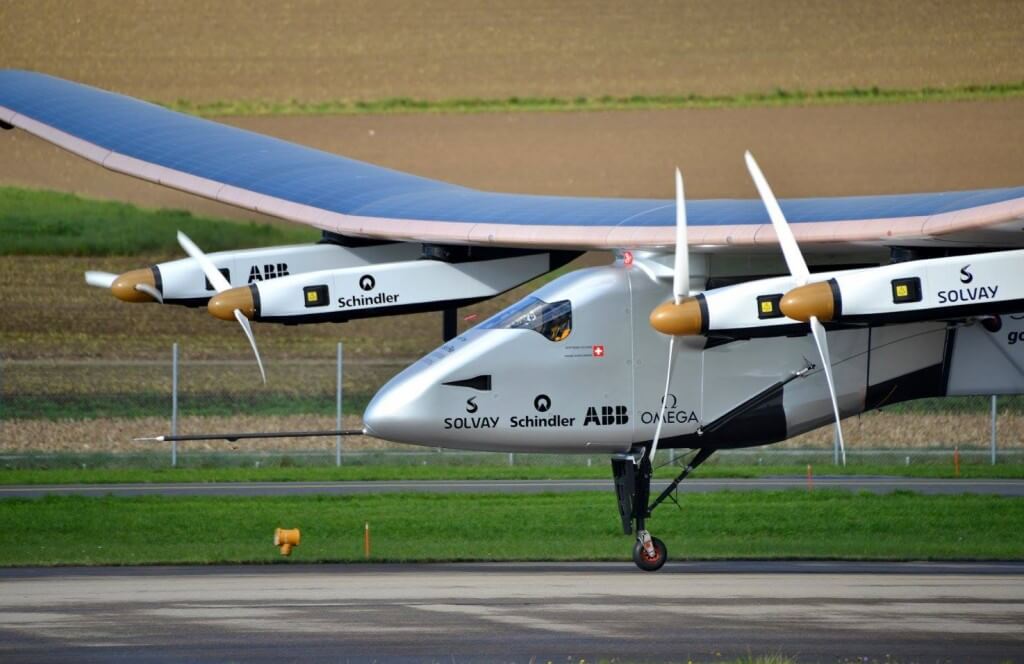 המטוס "סולאר אימפולס 2". לא בדיוק העתיד של תעשיית התעופה. צילום:  Milko Vuille, Wkipedia